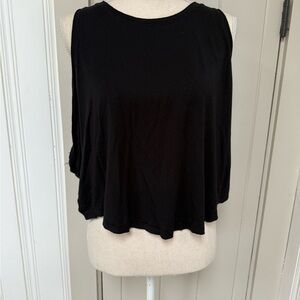Free People Black Sleeveless Women's Top